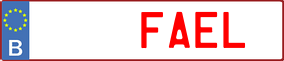 Truck License Plate